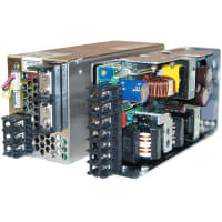 Fuente de alimentación, AC-DC, 48V, 32A, 85-265V adentro, incluido, panel Mnt, PFC, serie HWS300-1500