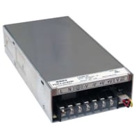 Fuente de alimentación, AC-DC, 24V, 8.4A, 86-264V adentro, incluido, montaje del panel, PFC, 202W, serie del LS