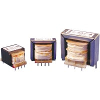 TRANSFORMADOR, PC MT, 1,2VA, 12,6VCT@100MA, 6,3V@200MA