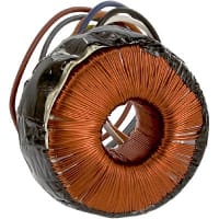 Transformador, energía, Toroidal, 1, Freq 50/60Hz, Pri 117/234VAC, Sec 15/30VAC