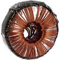 Transformador, energía, Toroidal, 1, Freq 50/60Hz, Pri 117/234VAC, Sec 9/18VAC