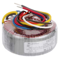 Transformador, energía, 300VA, chasis, Pri: 117/234VAC, Sec: Ser 24VCT, 12V normal