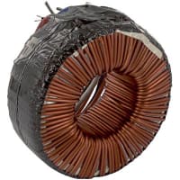 Transformador, energía, Toroidal, 1, Freq 50/60Hz, Pri 117/234VAC, Sec 15/30VAC