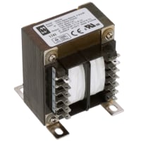 Transformador, energía, 80VA, chasis, Pri: 115/230VAC, Sec: Ser 24VCT, 12V normal, dual
