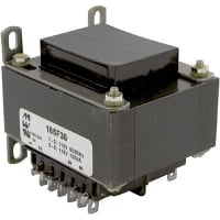 Transformador, energía, bobina de los Config, 1, Freq 50/60Hz, Pri 115/230VAC, Sec 18/36VAC