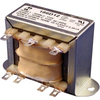 Transformador, energía, bobina, 1, Freq 50/60Hz, Pri 115/230VAC, Sec 28 (CT) VAC