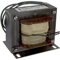 Transformador, energía, bobina, 1, Freq 60Hz, Pri 115VAC, Sec 22 (CT) VAC, Sec 12A