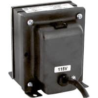 Transformador, aislamiento, Config incluido, 1, Freq 50/60Hz, Pri 115VAC, Sec 115VAC