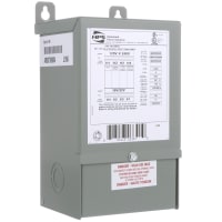 El transformador, Buck-Alza, NEMA/Encapsulated, 1, Freq 50/60Hz, Pri 120/240VAC