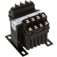 Transformador 50VA 208/277/380VAC 120/240VAC primario 0.42/0.21A secundario