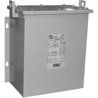 Transformador, distribución, NEMA/Encapsulated, delta de 3, Freq 60Hz, Pri 480VAC