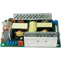 Fuente de alimentación, AC-DC, 24V, 6.3A, 85-264V adentro, marco abierto, Pnl Mnt, médico, serie MSA150