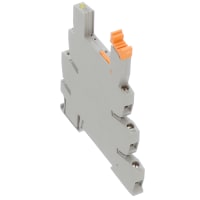PLC-BPS, bloque de terminales de la base, 6.2m m, sin el voltaje de entrada del relais 24 VAC/VDC, PLC-BSC