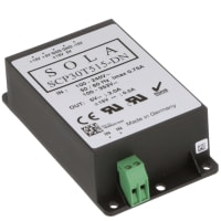 Fuente de alimentación de AC-DC, 5V@3A, 15V@0.5A, serie de 85-264V, encapsulado, de SCP