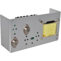 Fuente de alimentación, AC-DC, 15V@3A, - 15V@3A, 100-240V adentro, marco abierto, línea linear, de plata