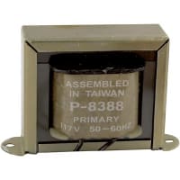 Transformador, energía, bobina de los Config, 1, Freq 50/60Hz, Pri 117VAC, Sec 25.2 (CT) VAC