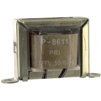 Transformador, energía, bobina de los Config, 1, Freq 50/60Hz, Pri 117VAC, Sec 36 (CT) VAC
