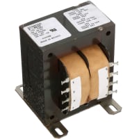 Transformador, energía, bobina, 1, Freq 50/60Hz, Pri 115/230VAC, Sec 24/48VAC, UL