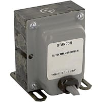 Transformador, automóvil, incluido, 1, Freq 50/60Hz, Pri 115VAC, Sec 230VAC, Sec 1.3A