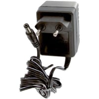 Power Supply, AC-DC, 6V, 1A, 230V adentro, Enclosed, Wall Plug, External, 6W, STAF Series