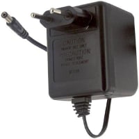 fuente de alimentación, AC-DC, 12V, 0.5A, 230V adentro, incluido, tacos para muro, externo, 6W, serie de STAF
