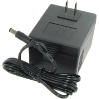 Fuente de alimentación, AC-DC, 15V, 1.7A, 120V adentro, incluido, enchufe de pared, linear, 26W, serie WDU15