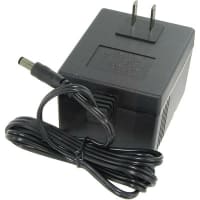 Fuente de alimentación, AC-DC, 18V, 1.4A, 120V adentro, incluido, enchufe de pared, linear, 25W, serie WDU18
