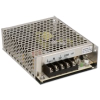 Power Supply, AC-DC, 12V, 3.3A, 85-264V adentro, Enclosed, Panel Mount, 40W, AWSP40 Series