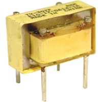 Transformador, acoplador del teléfono, pri: 600 ohmios, sec: 600 ohmios, datos/voz 300-3500Hz