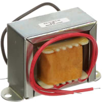 Transformador, energía, bobina, 1, Freq 60Hz, Pri 115VAC, Sec 24 (CT) VAC, Sec 1A