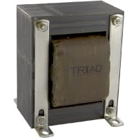Transformador, energía, bobina, 1, Freq 50/60Hz, Pri 115/230VAC, Sec 24/48VAC, UL