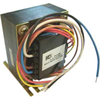 Transformador, energía, bobina, 1, Freq 50/60Hz, Pri 115/230VAC, Sec 14/28VAC, UL