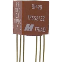 Audio del transformador encapsulada 1 Por-Agujero de Freq 300-100000Hz Pri 0.001A