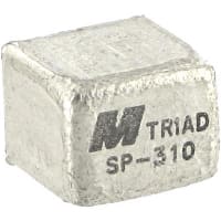 Transformador, ohmios de 0.1, 150 VDC, 300 hertzio a 100 kilociclo, ohmios de 15, terminal enchufable