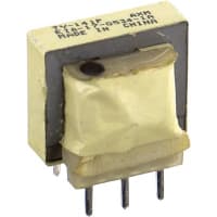 Transformador 100mW audio 10K (C.T.)Ohmio 10K primario (C.T.)Ohmio 200Hz-15kHz secundario