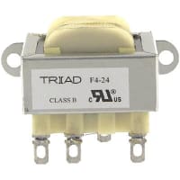 Transformador, energía, bobina de los Config, 1, Freq 50/60Hz, Pri 115VAC, Sec 24 (CT) VAC