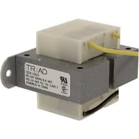 Transformador, limitación de la energía, incluida, 1, Freq 50/60Hz, Pri 120VAC, Sec 24VAC