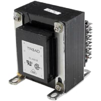 Transformador, energía, bobina, 1, Freq 50/60Hz, Pri 115/230VAC, Sec 18/36VAC, +30C