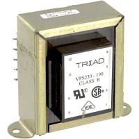 Transformador, aislamiento, bobina, 1, Freq 50/60Hz, Pri 115/230VAC, Sec 115/230VAC