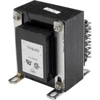 Transformador, aislamiento, bobina, 1, Freq 50/60Hz, Pri 115/230VAC, Sec 115/230VAC