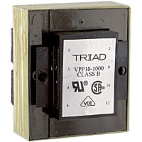 Transformador, energía, bobina, 1, Freq 50/60Hz, Pri 115/230VAC, Sec 5/10VAC, PWB