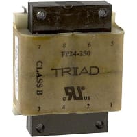 Transformador, energía, Toroidal, 1, Freq 50/60Hz, Pri 115/230VAC, Sec 12/24VAC