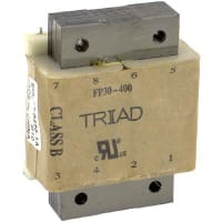 Transformador, energía, Toroidal, 1, Freq 50/60Hz, Pri 115/230VAC, Sec 15/30VAC