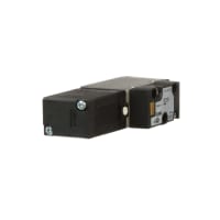 La válvula de solenoide, 2-Position escoge, 110-120VAC, ninguna Secundario-Placa, 7.2 CFM, 0.1-1 Mpa