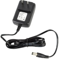 Fuente de alimentación, AC-DC, 9V, 0.8A, 90-264V adentro, incluido, enchufe de pared, 7.2W, serie WSU090