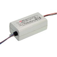 Fuente de alimentación, AC-DC, 24V, 0.67A, 100-264V adentro, incluido, conductor del LED, 16W, serie APV-16