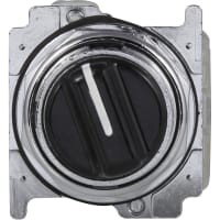 Pushbutton, interruptor 4P Bk Knb 2No 2Nc, 10250T Series de Sel