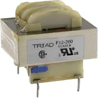 Transformador, clase 2, montaje de la PC, 12VA, solo Pri, 16VCT@ 0.8A, 8V@ 1.6A