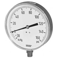 4277792 Analog Positive Press Gauge Bottom Entry 160psi, Connection Size 1/4 NPT