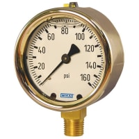 9310673 Entrada positiva análoga 15psi, tamaño 1/ NPT del fondo de la galga de la prensa4 de la conexión